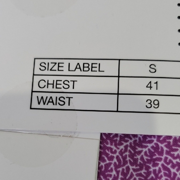 Nick Graham Purple Casual Button Down Stretch Shirt with Floral Print SMALL - Picture 5 of 6